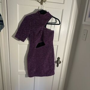 Stella McCartney Sparkling Purple Dress Size 42 NWOT